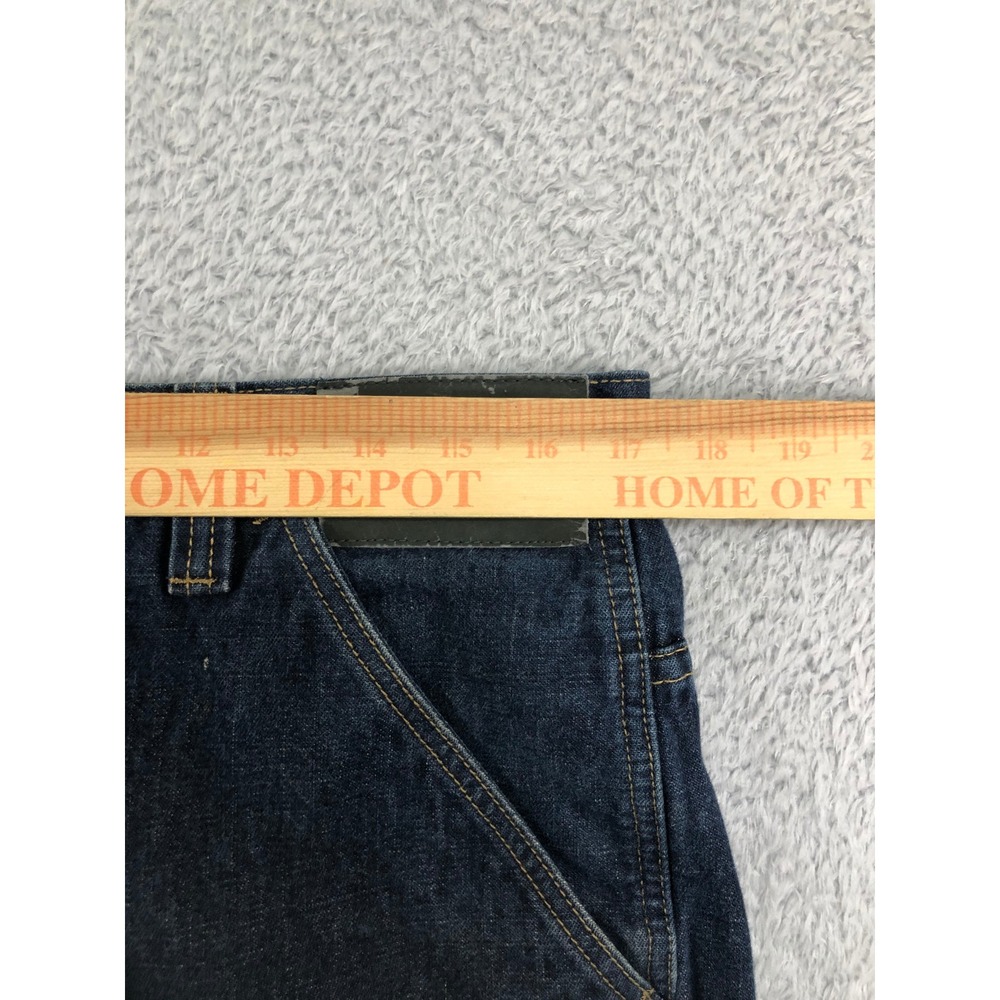 Y2K Vokal Jeans Men 34x32 (Tag 36) Blue Baggy Loose Fit Denim - Picture 7 of 10